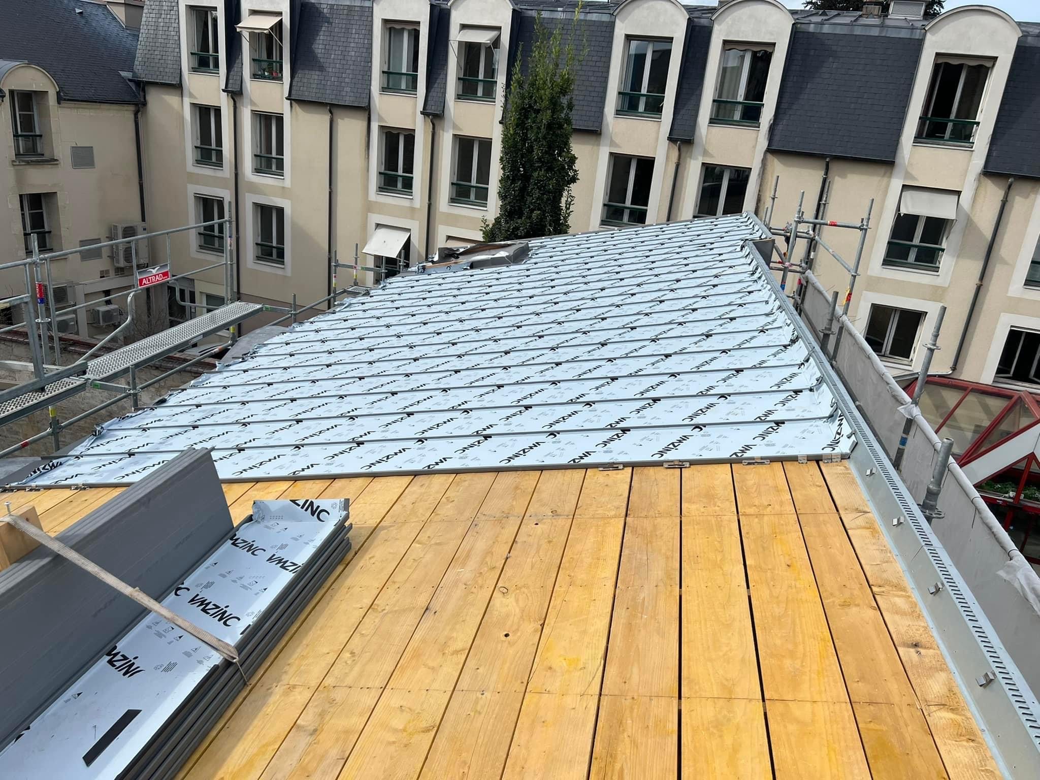 Caen : comble à la mansarde